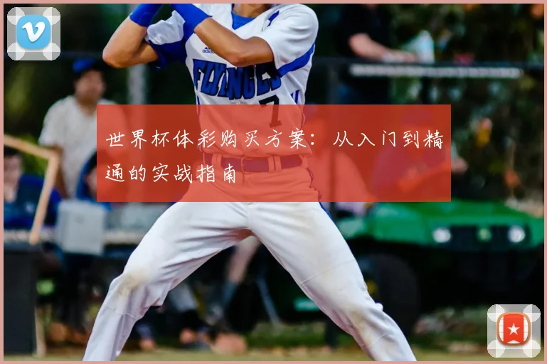 世界杯体彩购买方案：从入门到精通的实战指南